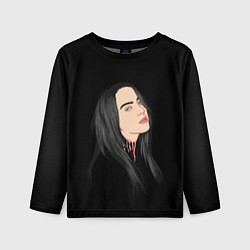 Лонгслив детский Billie Eilish: Black Style, цвет: 3D-принт