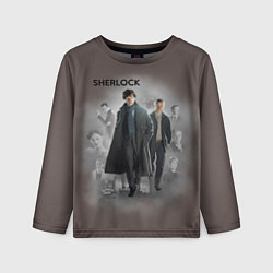 Детский лонгслив Sherlock