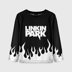 Лонгслив детский Linkin Park: Black Flame, цвет: 3D-принт