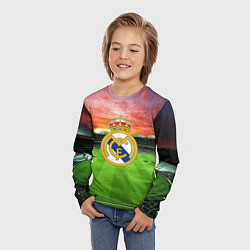 Лонгслив детский FC Real Madrid, цвет: 3D-принт — фото 2