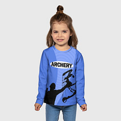 Лонгслив детский Archery, цвет: 3D-принт — фото 2