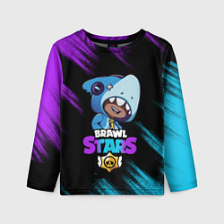 Детский лонгслив Brawl Stars LEON SHARK