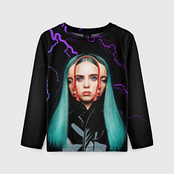 Лонгслив детский BILLIE EILISH, цвет: 3D-принт