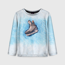 Лонгслив детский Фмгурное катание, цвет: 3D-принт