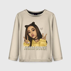 Лонгслив детский Ariana Grande Ариана Гранде, цвет: 3D-принт