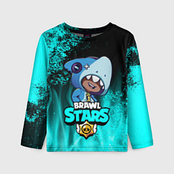 Детский лонгслив Brawl Stars LEON SHARK