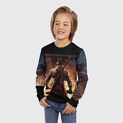 Лонгслив детский Sekiro shadows die twice, цвет: 3D-принт — фото 2