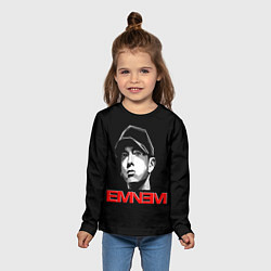 Лонгслив детский Eminem, цвет: 3D-принт — фото 2