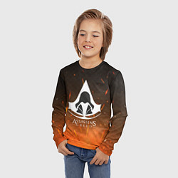 Лонгслив детский Assasin's creed, цвет: 3D-принт — фото 2