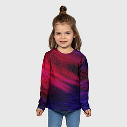 Лонгслив детский Текстура, цвет: 3D-принт — фото 2