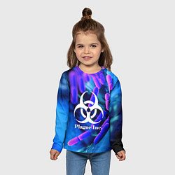 Лонгслив детский PLAGUE INC, цвет: 3D-принт — фото 2