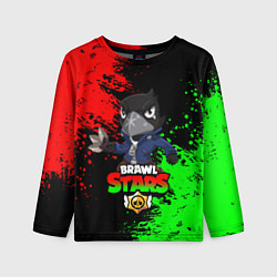 Детский лонгслив Brawl Stars Crow