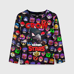 Детский лонгслив BRAWL STARS CROW