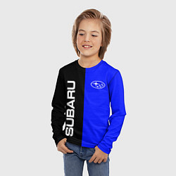 Лонгслив детский SUBARU, цвет: 3D-принт — фото 2