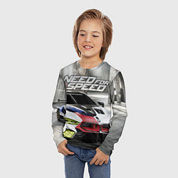 Лонгслив детский Need for Speed, цвет: 3D-принт — фото 2