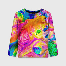 Лонгслив детский TIE DYE, цвет: 3D-принт