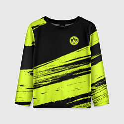 Лонгслив детский FC Borussia, цвет: 3D-принт