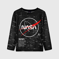 Детский лонгслив NASA