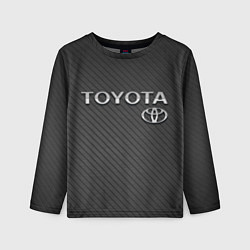 Детский лонгслив Toyota Carbon