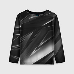 Детский лонгслив GEOMETRY STRIPES BLACK & WHITE