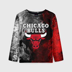 Лонгслив детский CHICAGO BULLS, цвет: 3D-принт