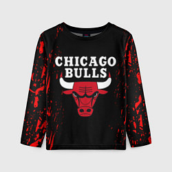 Лонгслив детский CHICAGO BULLS, цвет: 3D-принт