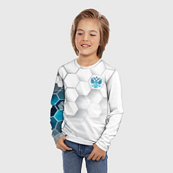 Лонгслив детский Россия, цвет: 3D-принт — фото 2