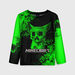 Детский лонгслив MINECRAFT CAT