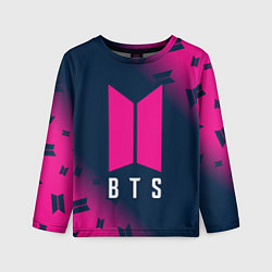 Лонгслив детский BTS БТС, цвет: 3D-принт