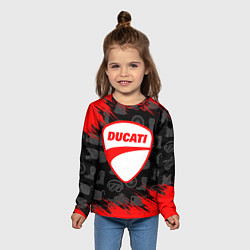 Лонгслив детский DUCATI 2, цвет: 3D-принт — фото 2