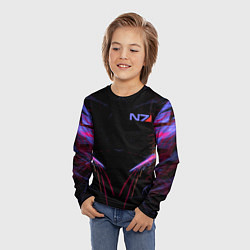 Лонгслив детский N7 Neon Style, цвет: 3D-принт — фото 2