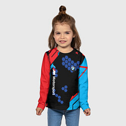 Лонгслив детский CYBER BMW UNIFORM, цвет: 3D-принт — фото 2
