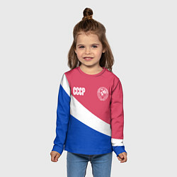 Лонгслив детский СССР, цвет: 3D-принт — фото 2