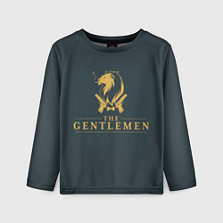 Лонгслив детский Джентльмены, цвет: 3D-принт