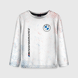 Лонгслив детский BMW БМВ, цвет: 3D-принт