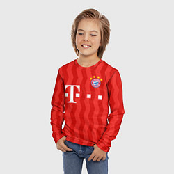 Лонгслив детский FC Bayern Munchen униформа, цвет: 3D-принт — фото 2