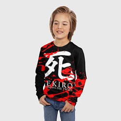 Лонгслив детский Sekiro: Shadows Die Twice 4, цвет: 3D-принт — фото 2
