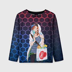Лонгслив детский Чуя Накахара, цвет: 3D-принт
