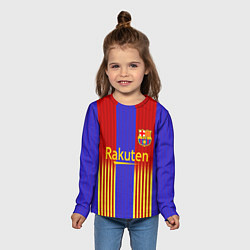 Лонгслив детский Barcelona 2020-2021 г, цвет: 3D-принт — фото 2