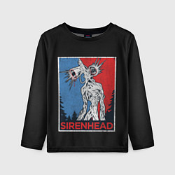 Лонгслив детский Сиреноголовый, цвет: 3D-принт