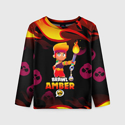 Детский лонгслив BRAWL STARS AMBER