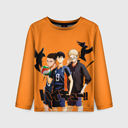 Детский лонгслив Haikyu Team