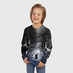 Лонгслив детский Lovecraft Лавкрафт, цвет: 3D-принт — фото 2