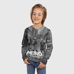 Лонгслив детский Metro Exodus, цвет: 3D-принт — фото 2