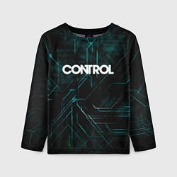 Лонгслив детский CONTROL КОНТРОЛ, цвет: 3D-принт
