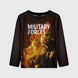 Детский лонгслив Military Forces