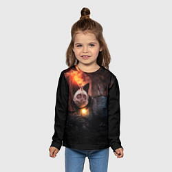 Лонгслив детский Волшебная лисица, цвет: 3D-принт — фото 2