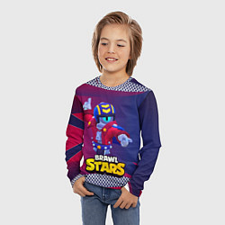 Лонгслив детский STU СТУ Brawl Stars, цвет: 3D-принт — фото 2