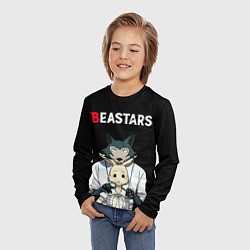 Лонгслив детский Beastars Выдающиеся звери, цвет: 3D-принт — фото 2