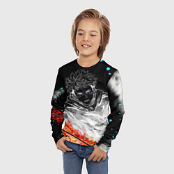 Лонгслив детский Магическая битва Jujutsu kai, цвет: 3D-принт — фото 2